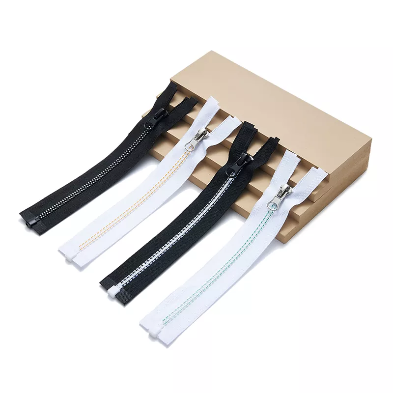 Blixtlås i återvunnen plast